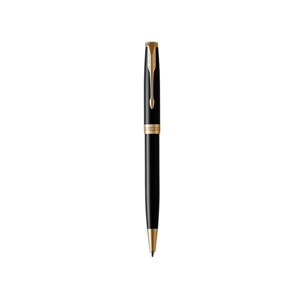 Ручка кулькова Parker SONNET 17 Black Lacquer GT BP (86 032) - зображення 1