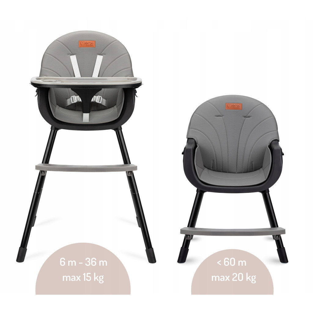 Стілець для годування MoMi Flovi black (KRKA00018) - зображення 10