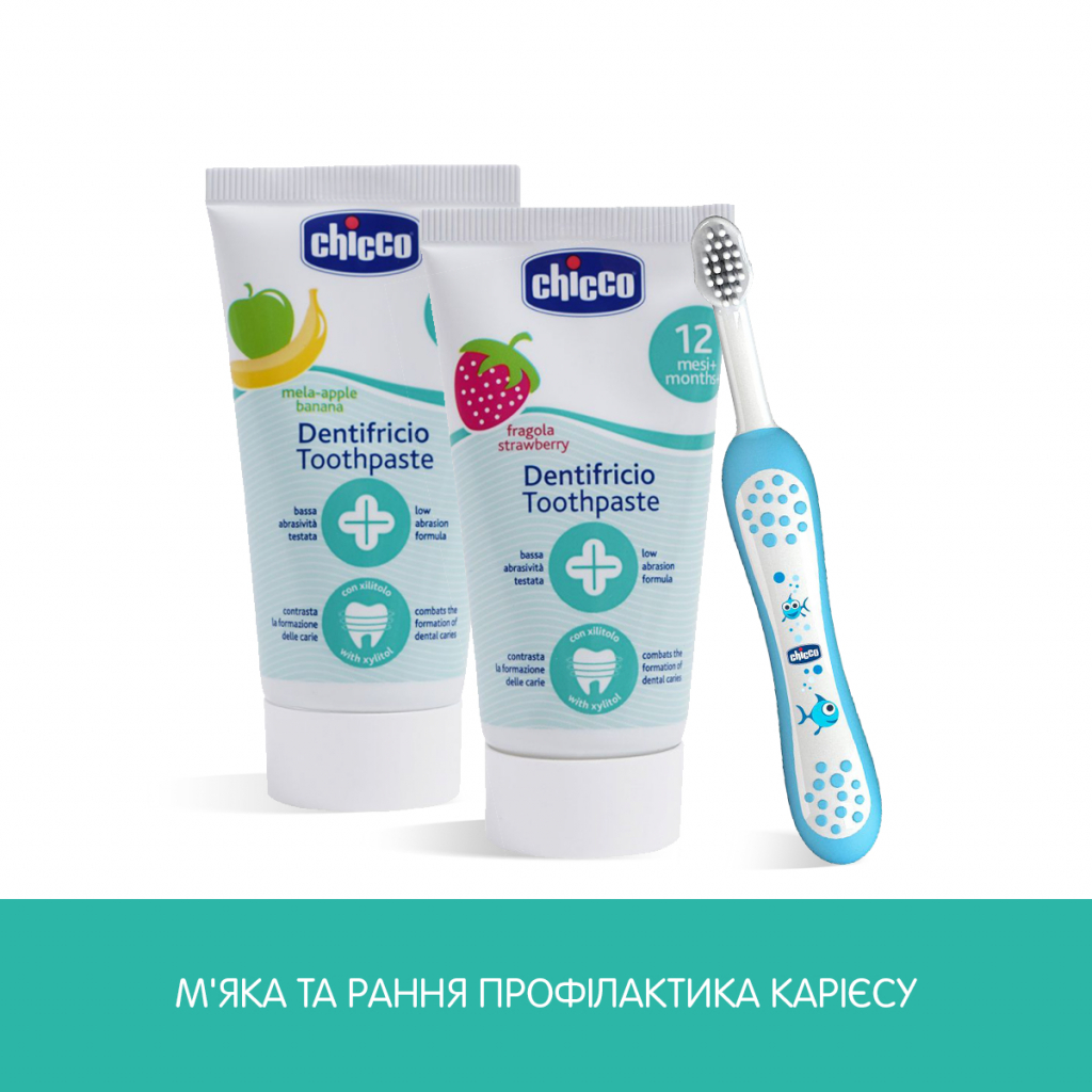 Дитяча зубна паста Chicco Клубника 50 мл (02321.10) - изображение 3