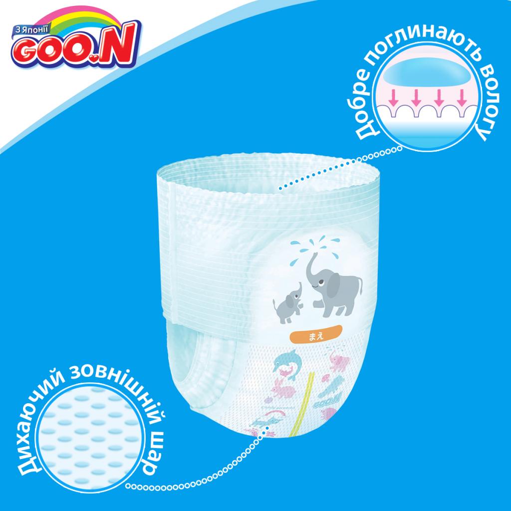 Підгузки GOO.N Трусики для хлопчиків 12-20 кг, XL, 114 шт (853082-3) - зображення 7