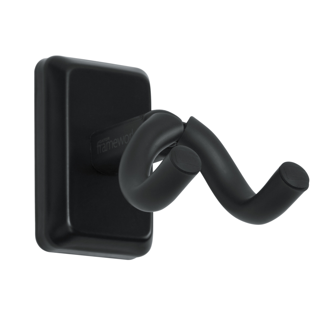Тримач для гітари Gator Frameworks Wall Mount Ukulele / Mandolin Hanger Black (GFW-UKE-HNGRBLK) - зображення 1