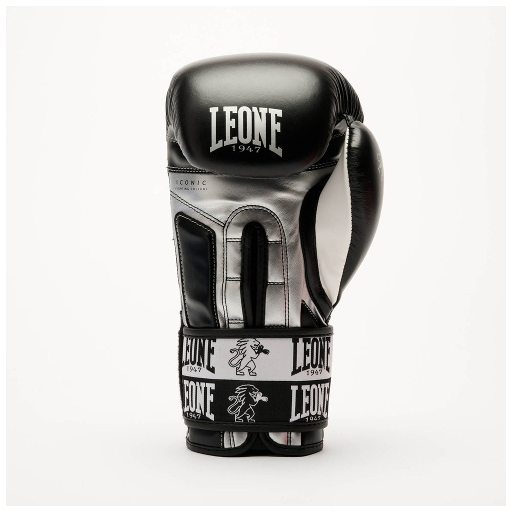 Боксерські рукавички Leone GN208 Iconic Black 12 унцій (GN208_Black_12oz) - зображення 5