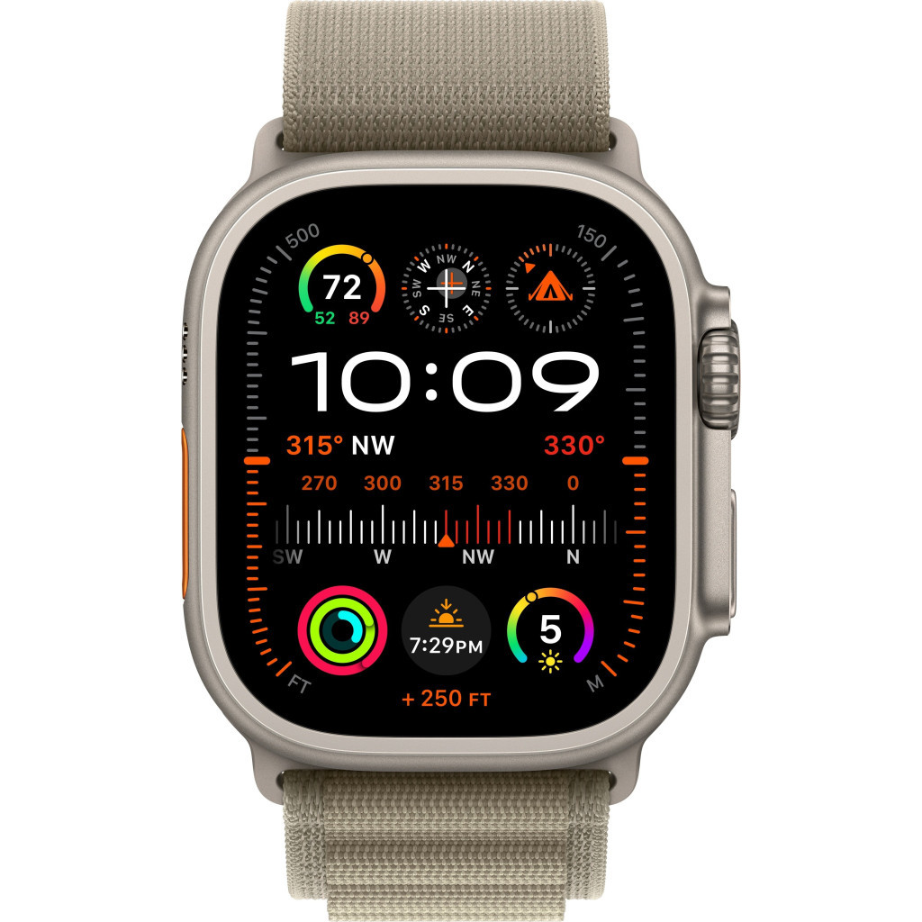 Ремінець до смарт-годинника Apple 49mm Olive Alpine Loop - Medium (MT5U3ZM/A) - зображення 3