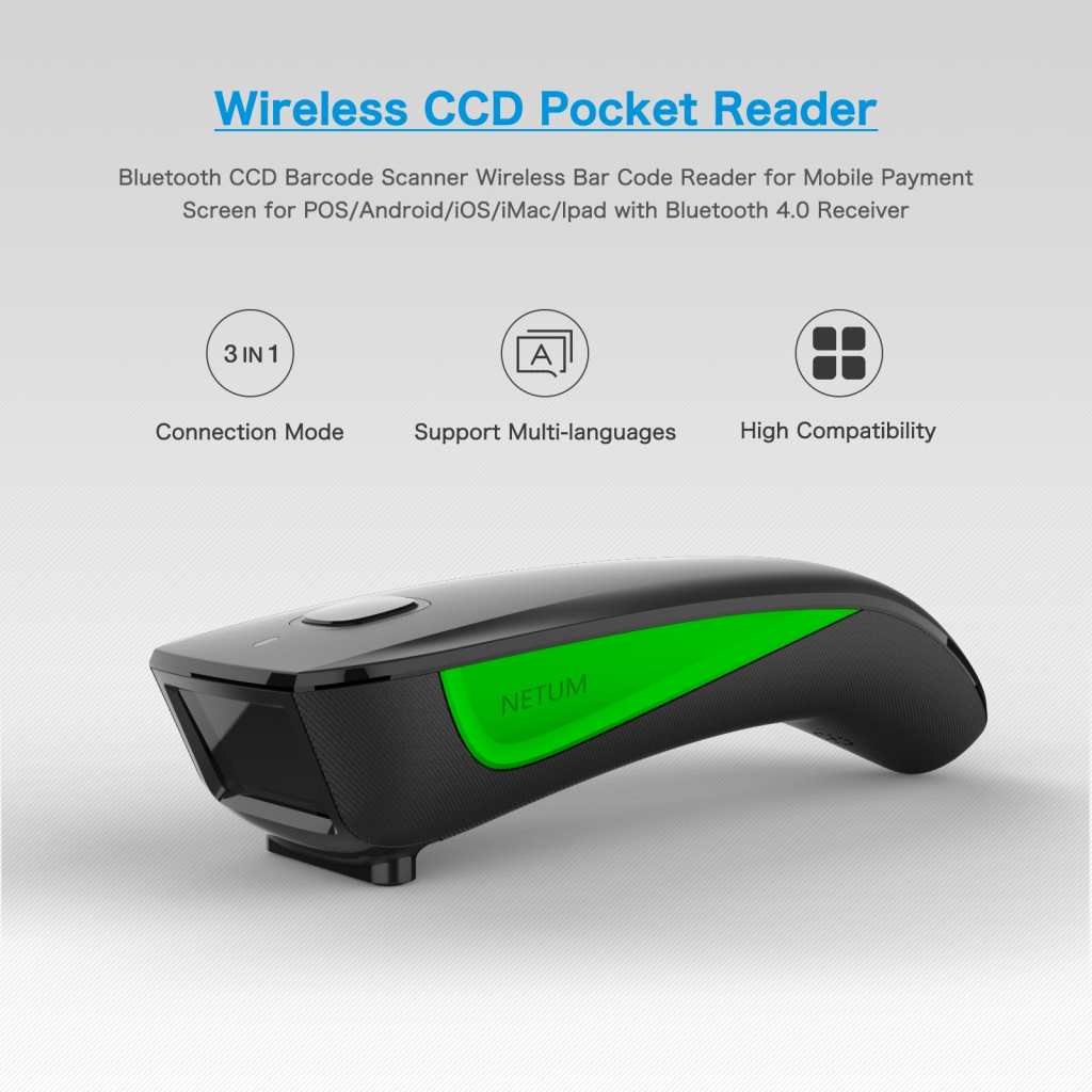 Сканер штрих-коду Netum C740 Bluetooth (C740) - зображення 2