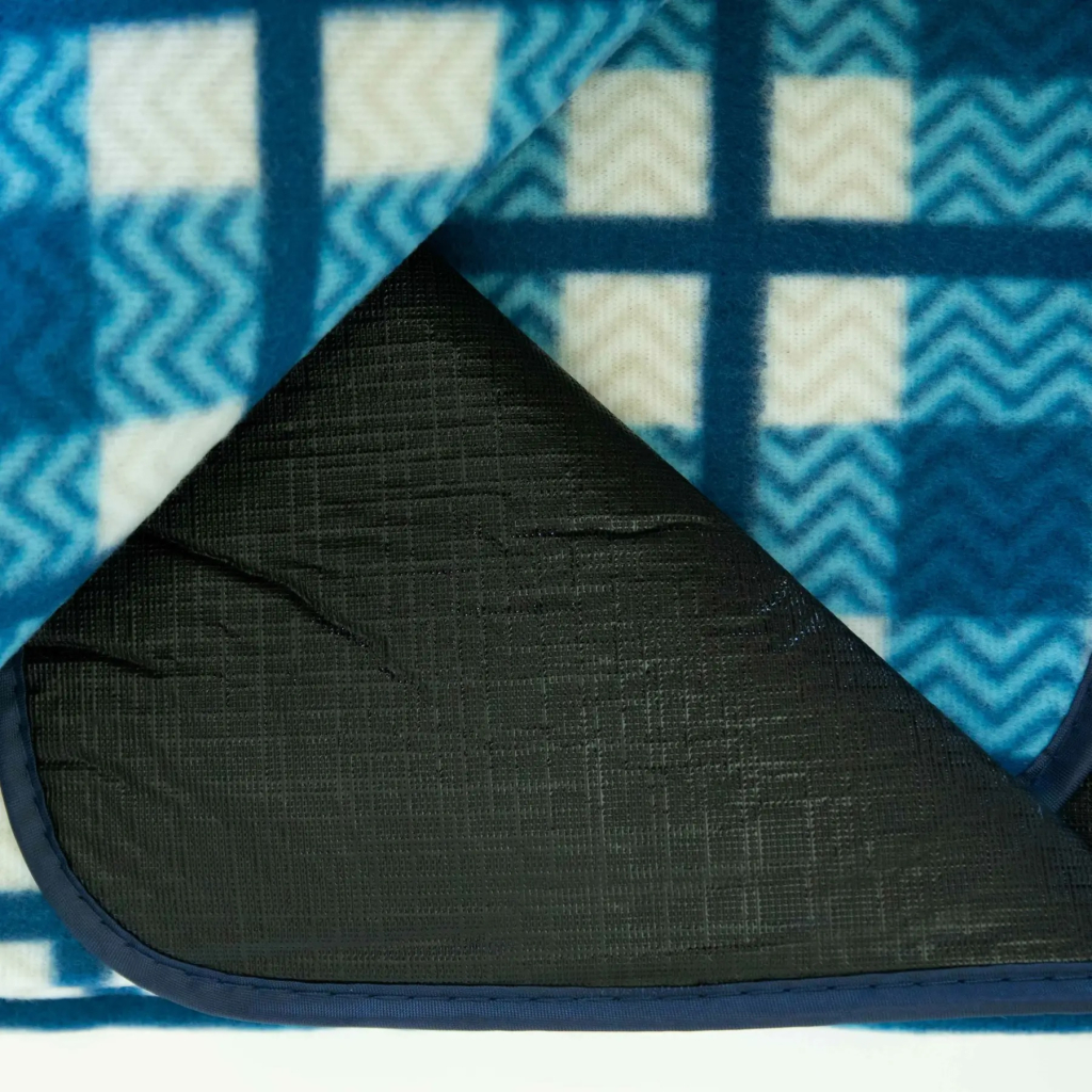 Туристичний килимок Tramp флісовий 150х135см Blue (TRS-057.22) - зображення 4
