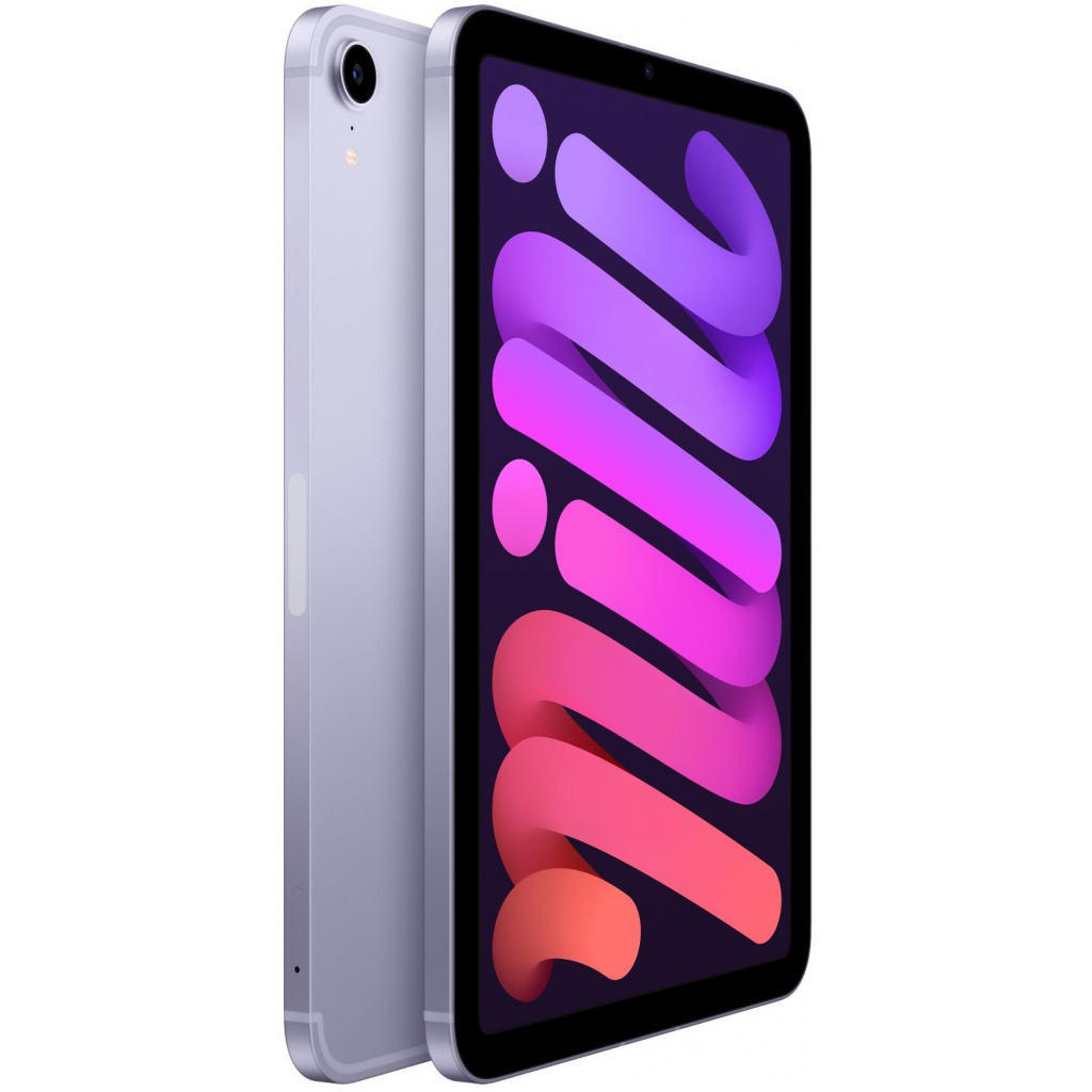 Планшет Apple iPad mini 2021 Wi-Fi + LTE 64GB, Purple (MK8E3RK/A) - зображення 4