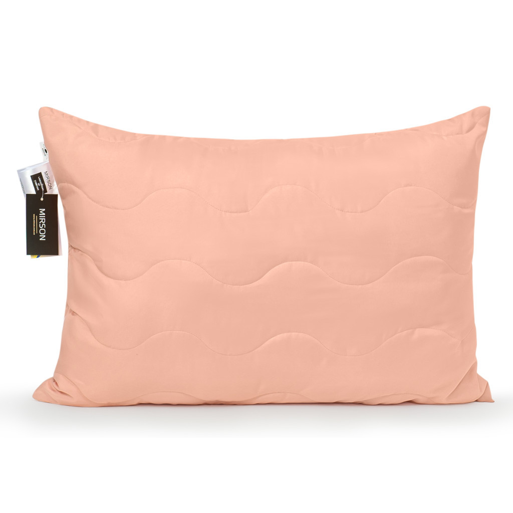 Ковдра MirSon Набір бавовняний Всесезонний №1748 Eco Light Coral 155x215+2 подушки 50x70 середні (2200003710786) - зображення 6