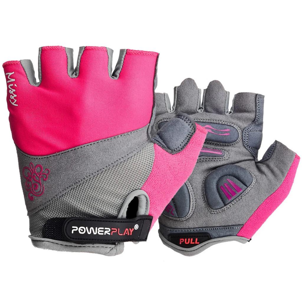 Велорукавиці PowerPlay Women 5277 Pink XS (5277_XS_Pink) - зображення 1
