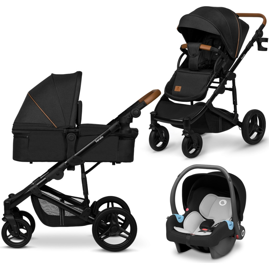 Коляска Lionelo 3 в 1 Mari Tour Black Onyx (LO-MARI TOUR 3IN1 BLACK ONYX) - зображення 1