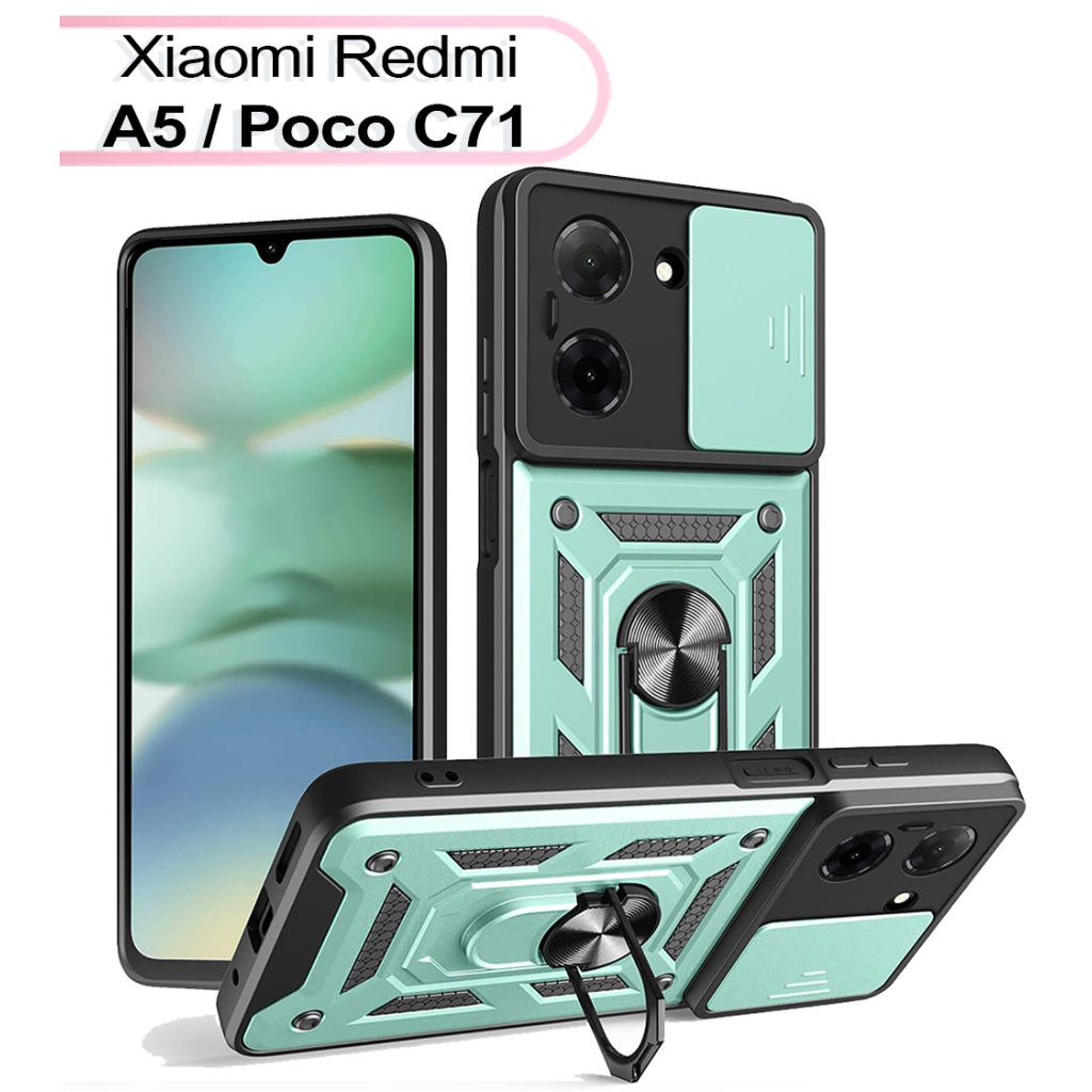 Чохол до мобільного телефона BeCover Military Xiaomi Redmi A5 / Poco C71 Dark Green (713545) - зображення 1