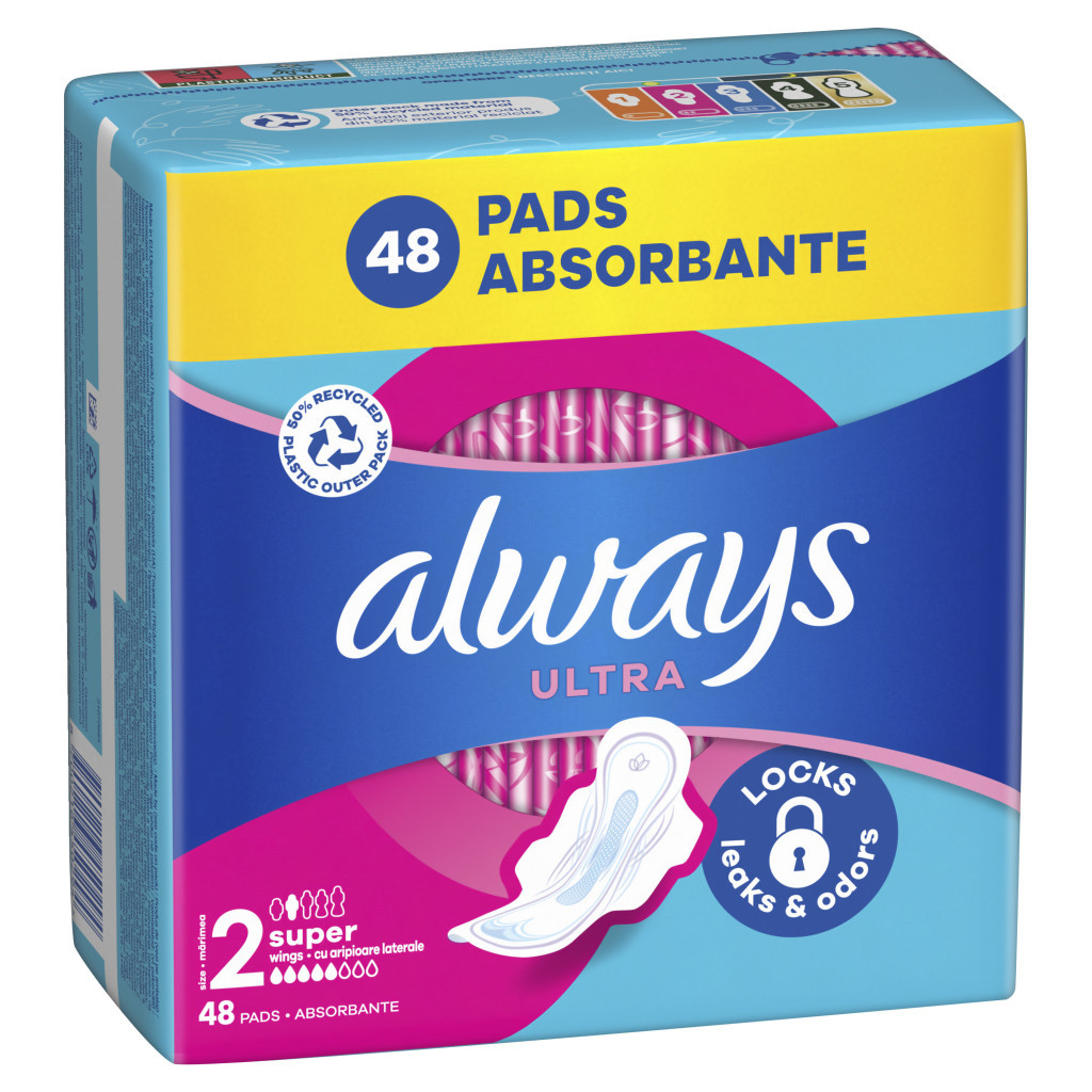 Гігієнічні прокладки Always Ultra Super (Розмір 2) 48 шт. (8700216450294) - изображение 2