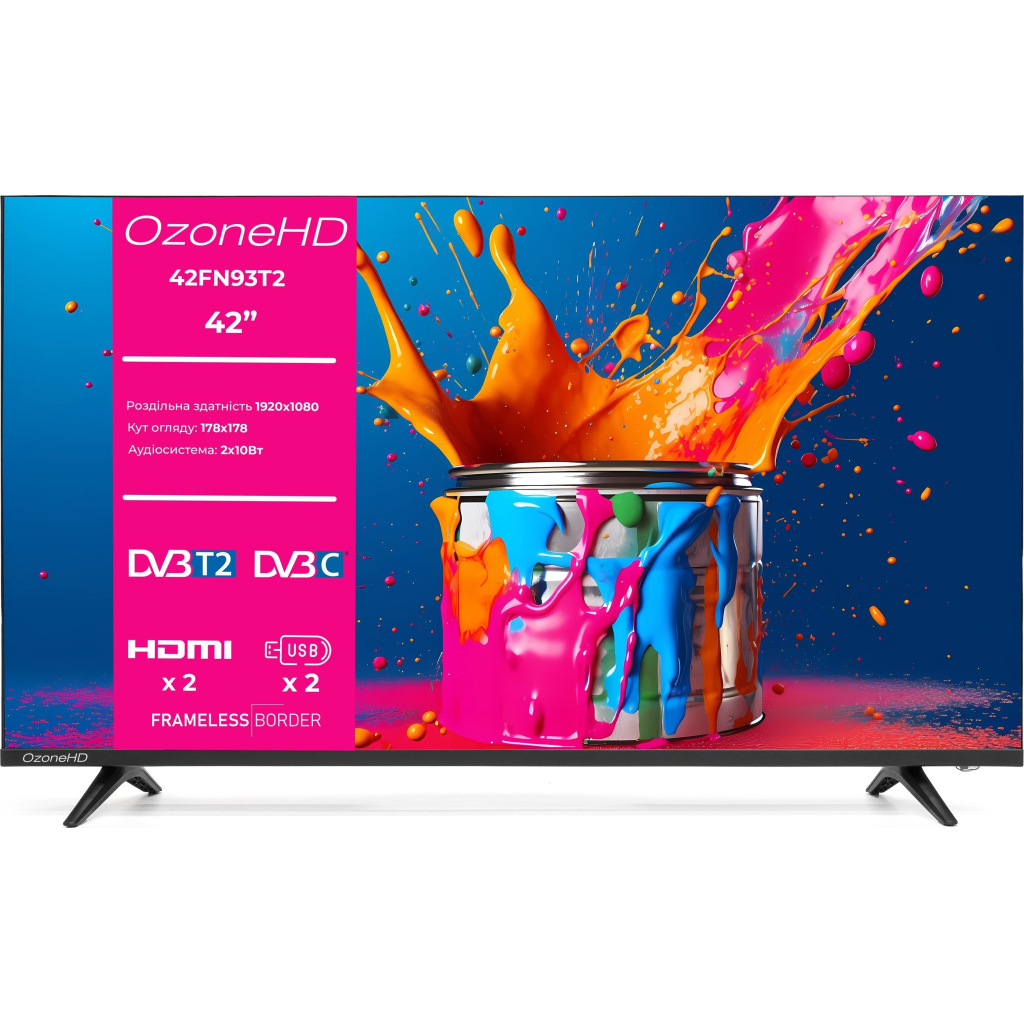 Телевізор Ozonehd 42FN93T2 - зображення 1
