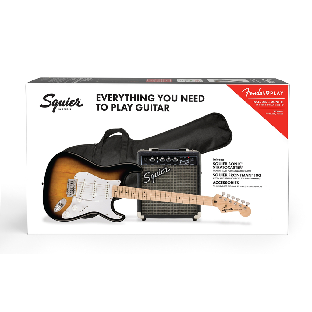 Електрогітара Squier by Fender Sonic Stratocaster Pack MN 2-Color Sunburst (234231) - зображення 2