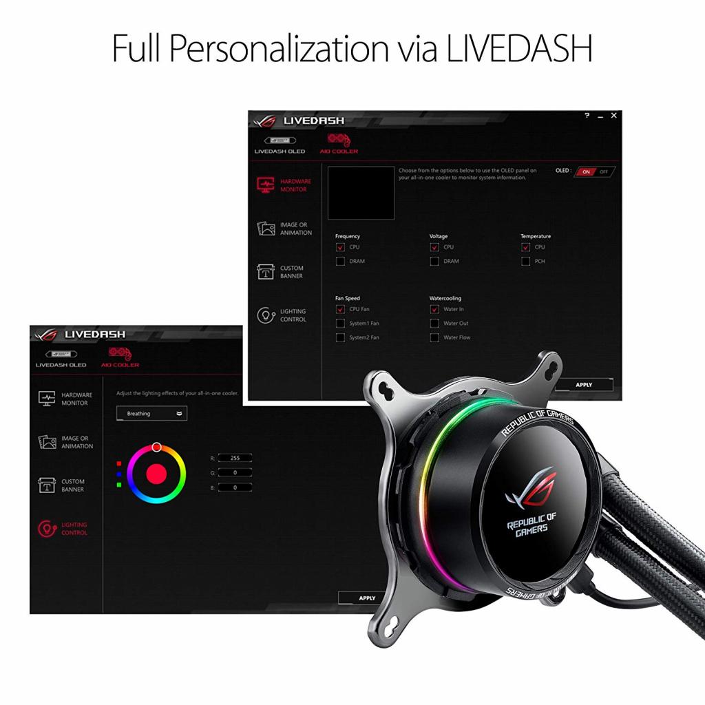 Система рідинного охолодження ASUS ROG-RYUO-120 - зображення 4