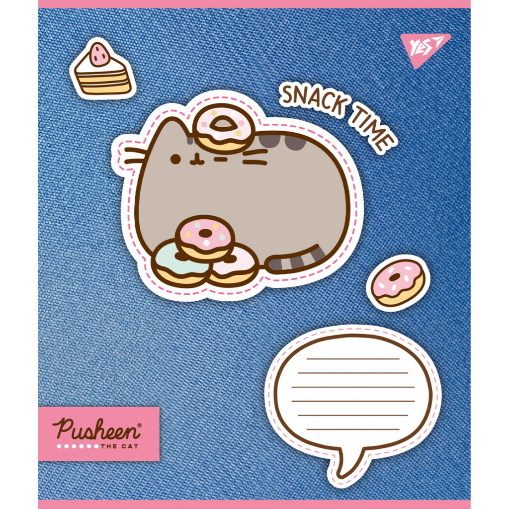Зошит Yes Pusheen. Snack time 12 аркушів лінія (767229) - зображення 6