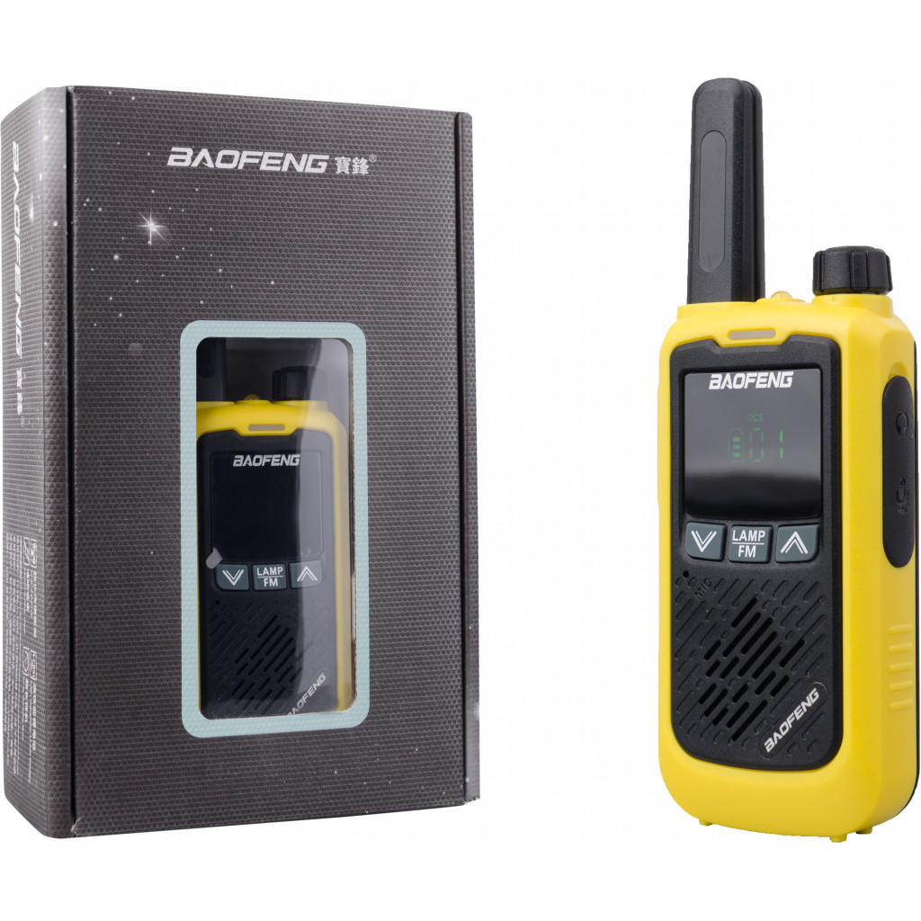 Портативна рація Baofeng BF-T17 Yellow Twin Pack - зображення 2
