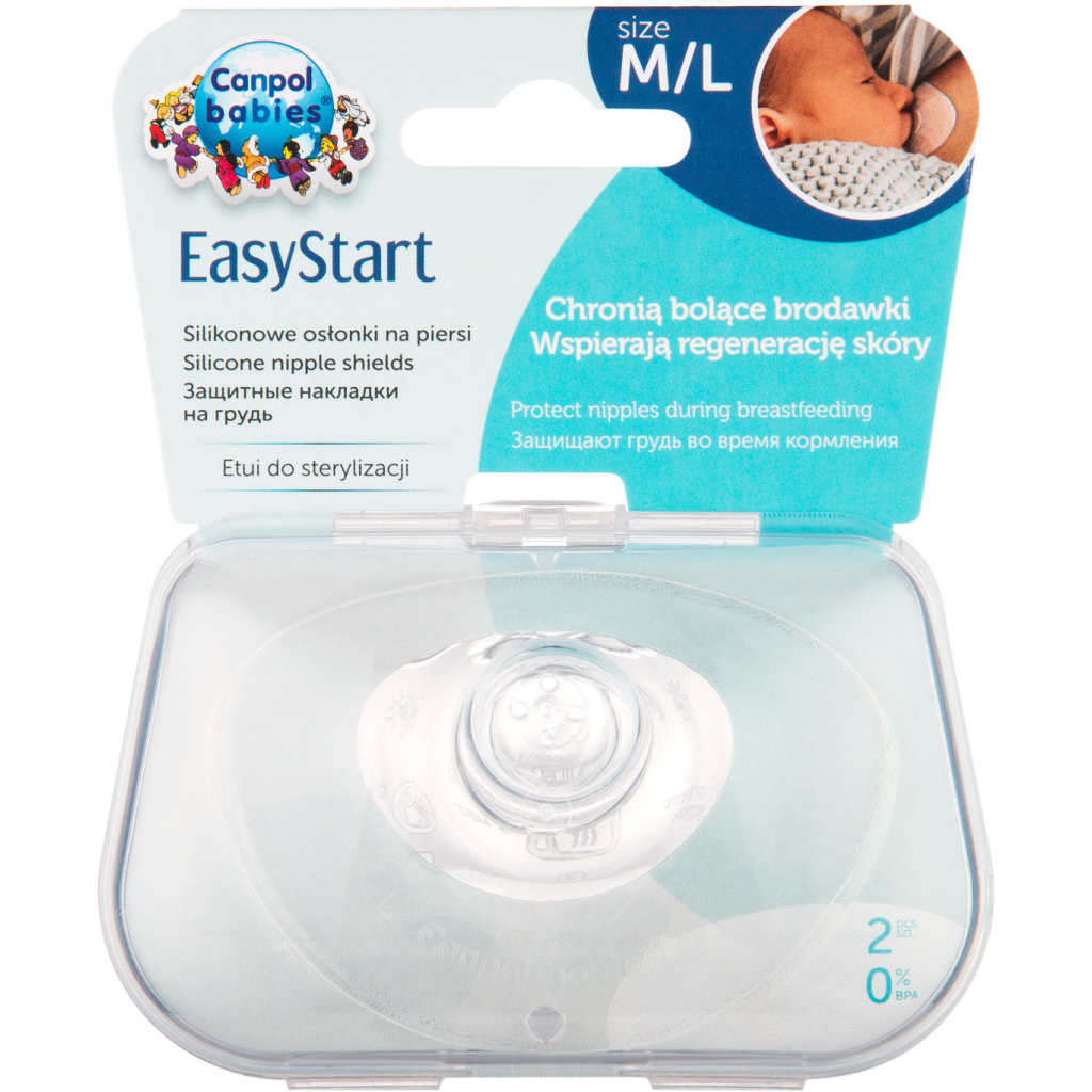 Захисна накладка на сосок Canpol babies EasyStart L 2 шт (18/603) - зображення 3