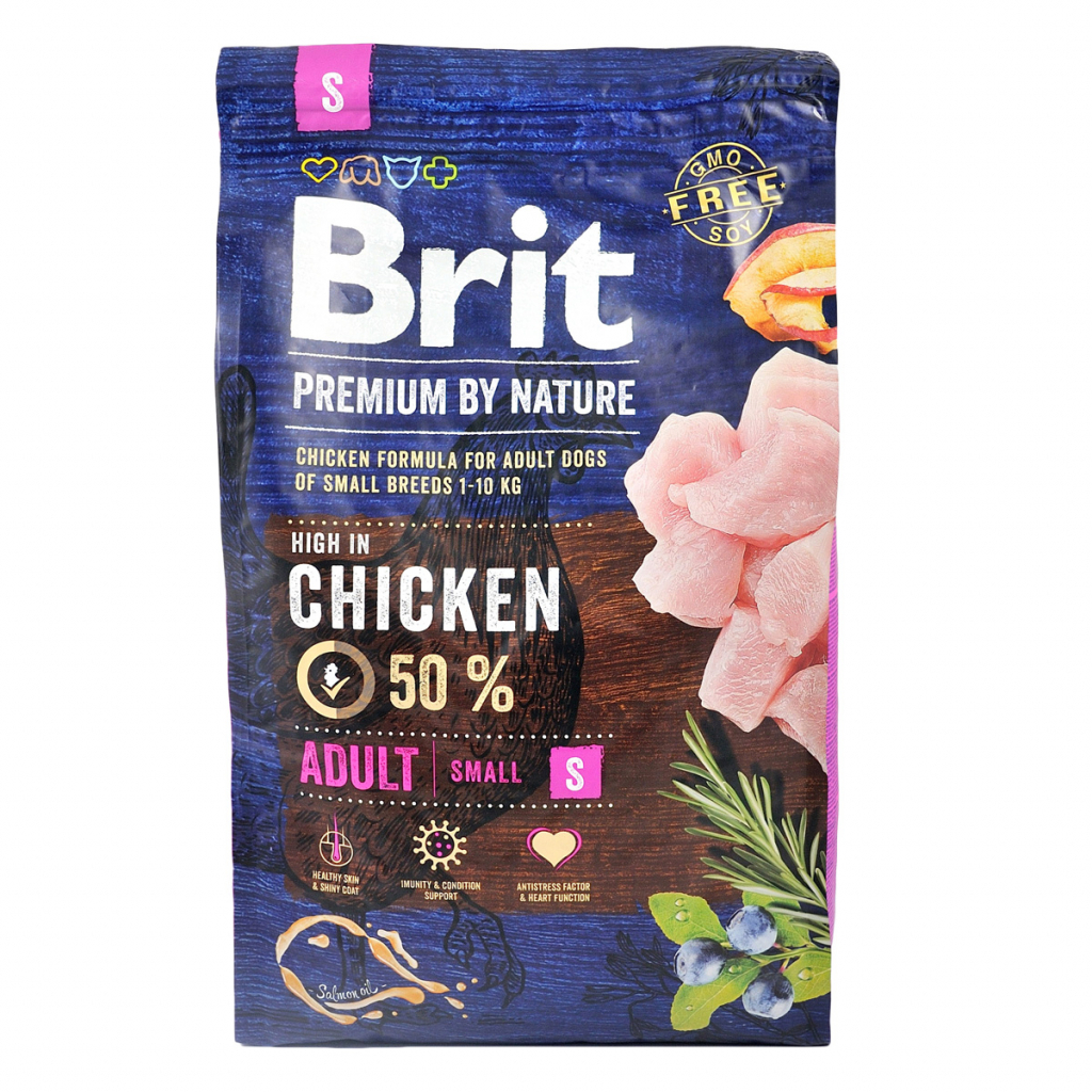 Сухий корм для собак Brit Premium Dog Adult S 3 кг (8595602526291) - зображення 2