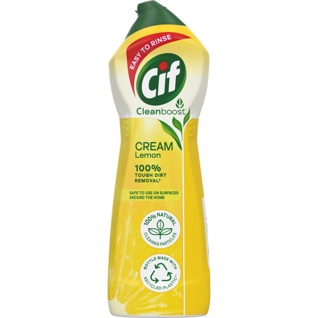 Крем для чищення кухні Cif Актив Лимон 750 мл (8712561910750/8720182847218) - изображение 1