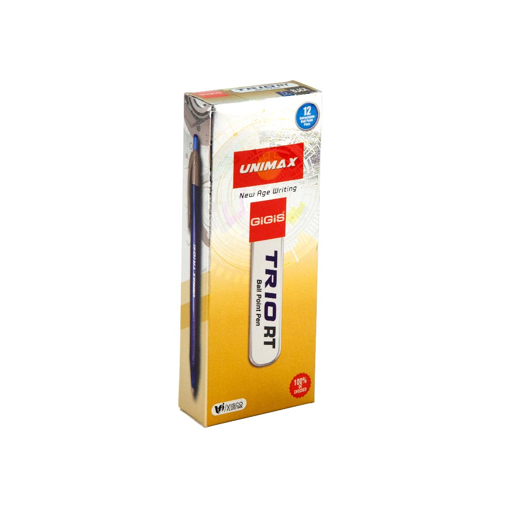 Ручка кулькова Unimax автоматична Trio RT, чорна (UX-109-01) - зображення 3
