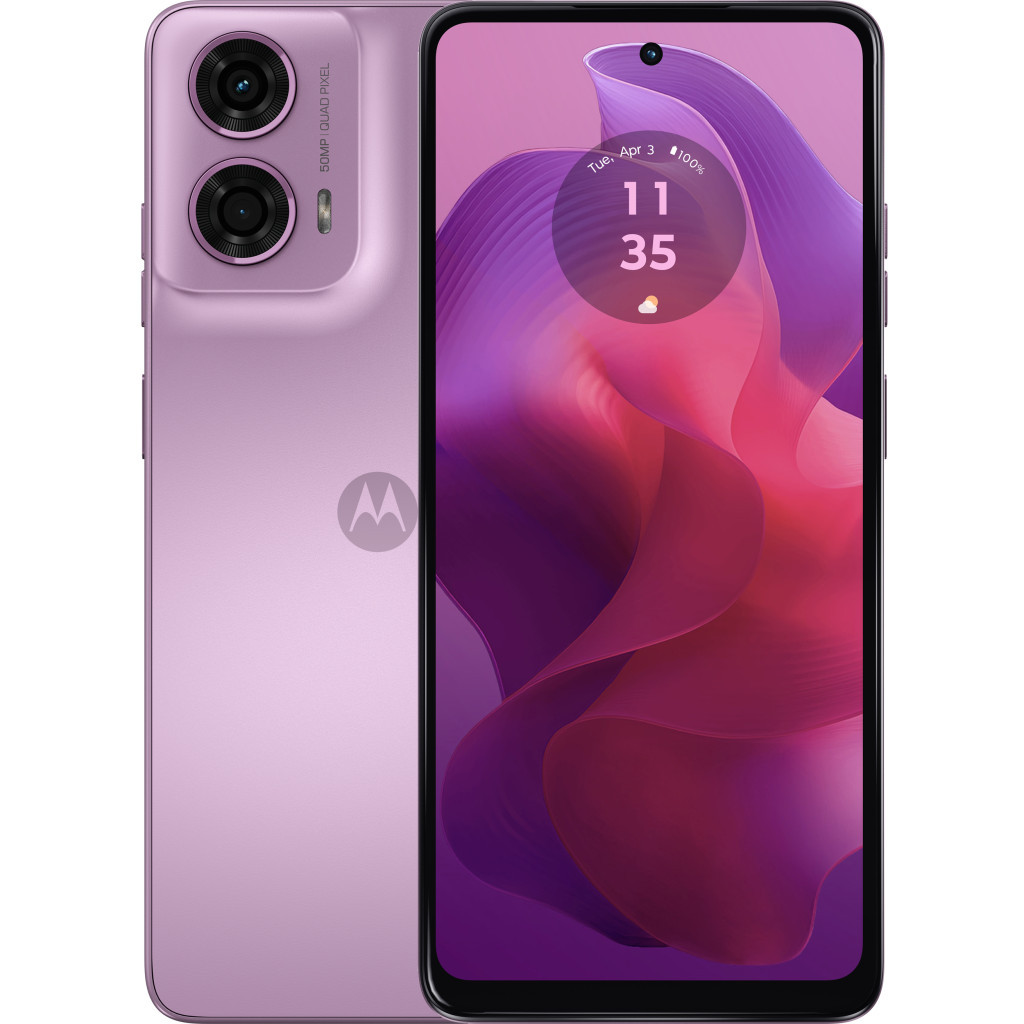 Мобільний телефон Motorola G24 4/128GB Pink Lavender (PB180010RS) - зображення 1