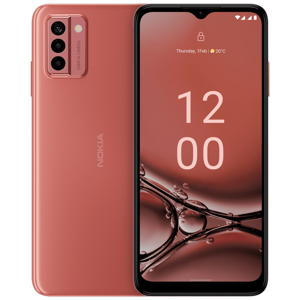 Мобільний телефон Nokia G22 6/256Gb Peach - зображення 1