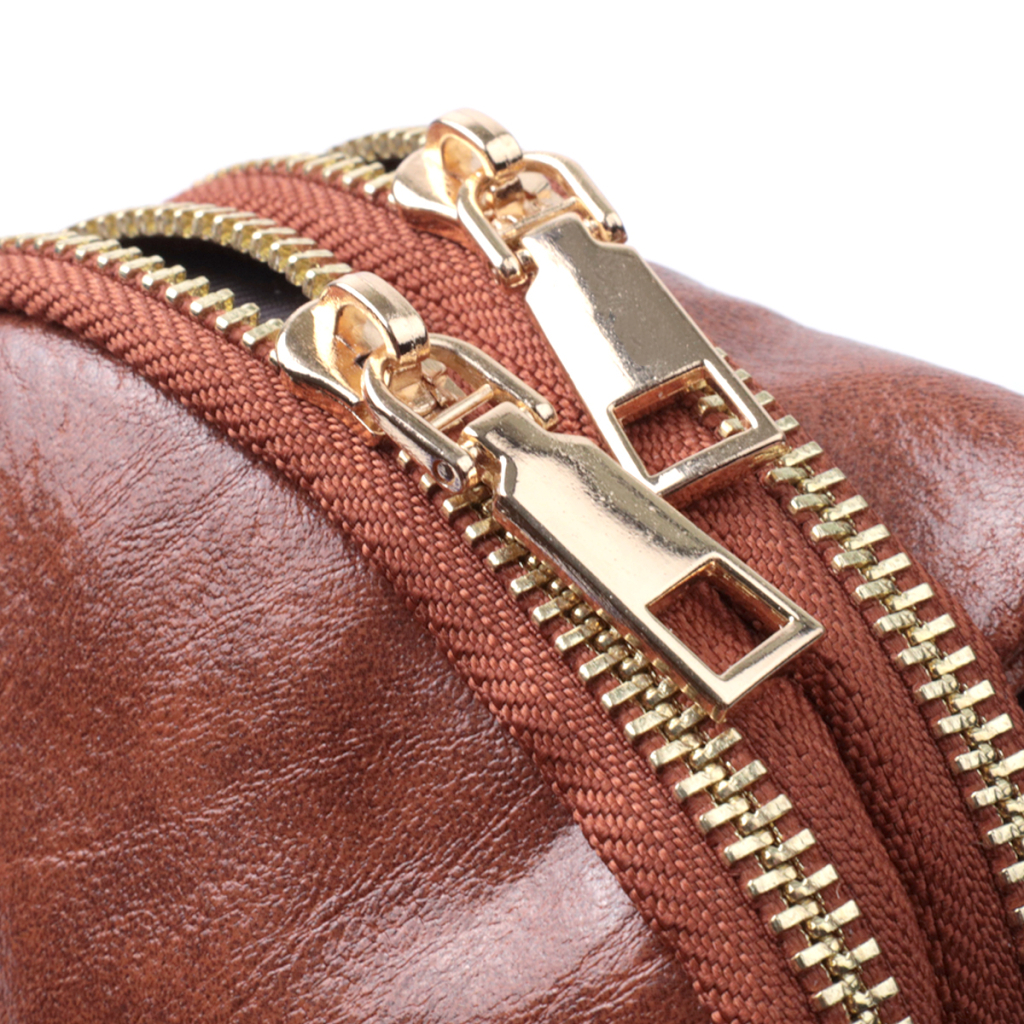 Сумка Vintage Компактна жіноча через плече на два відділення з екошкіри Коричнева (22783) - зображення 6