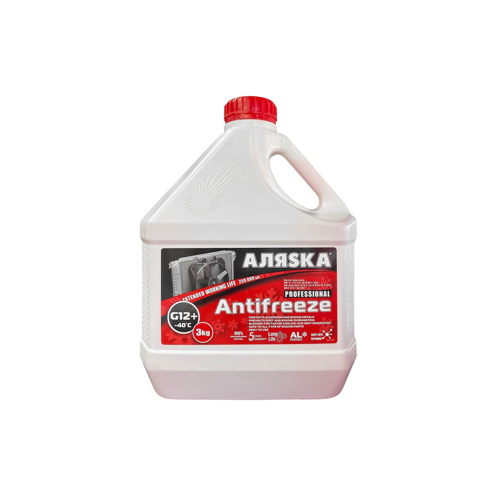 Антифриз Аляsка -40 G12 червоний 3л (3517) - изображение 1