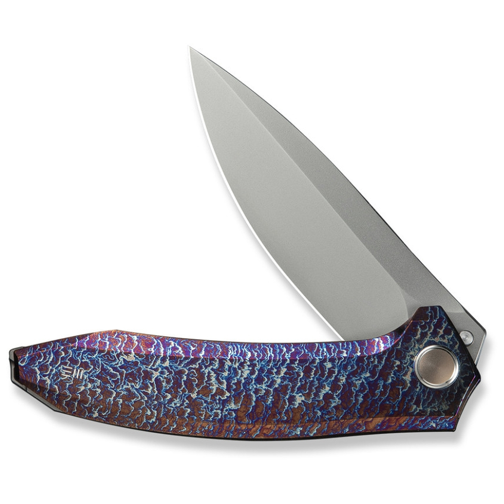 Ніж Weknife Acuminal, Rainbow Titanium, Stonewash (WE23070-4) - зображення 5