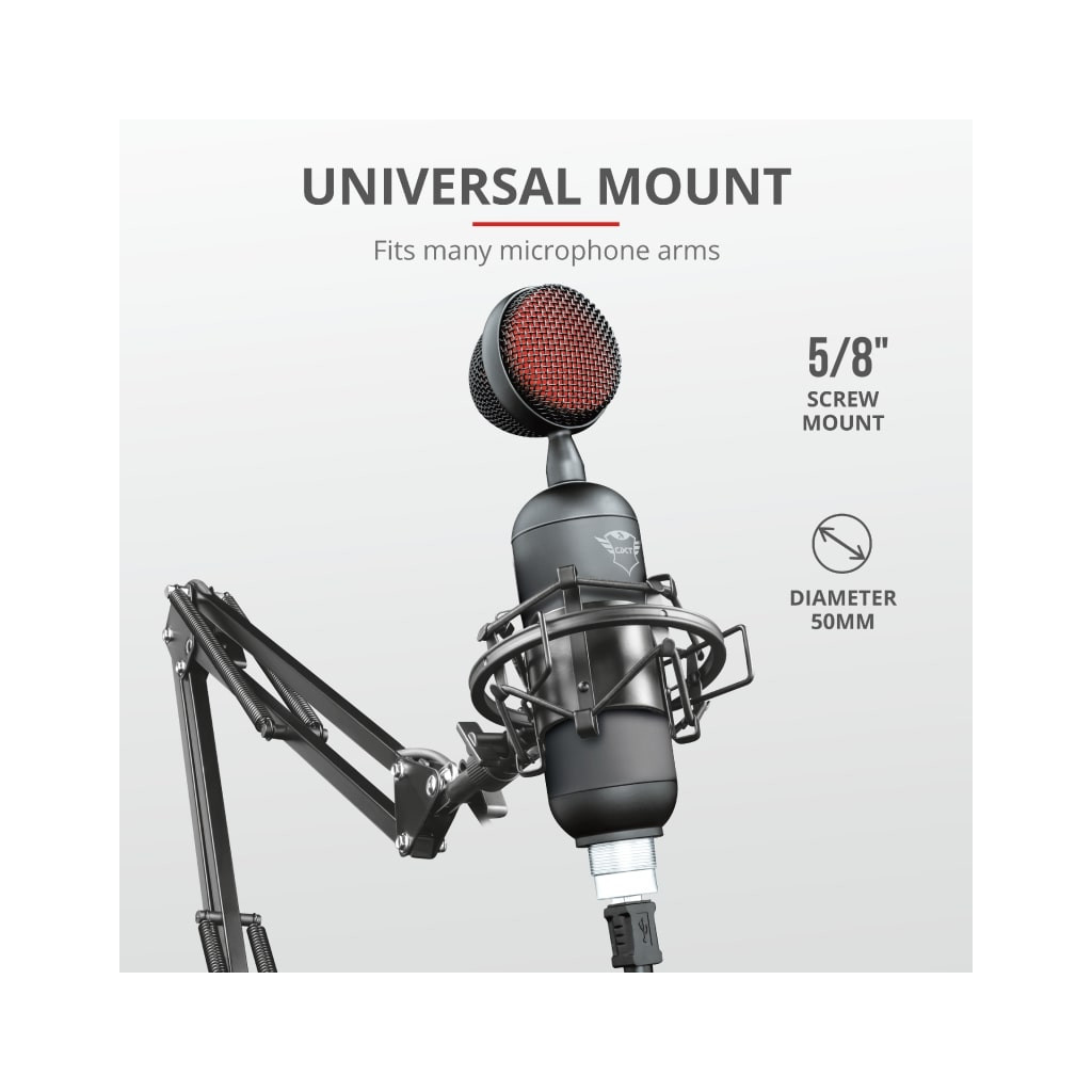 Мікрофон Trust GXT 244 Buzz USB Streaming Microphone Black (23466) - зображення 5