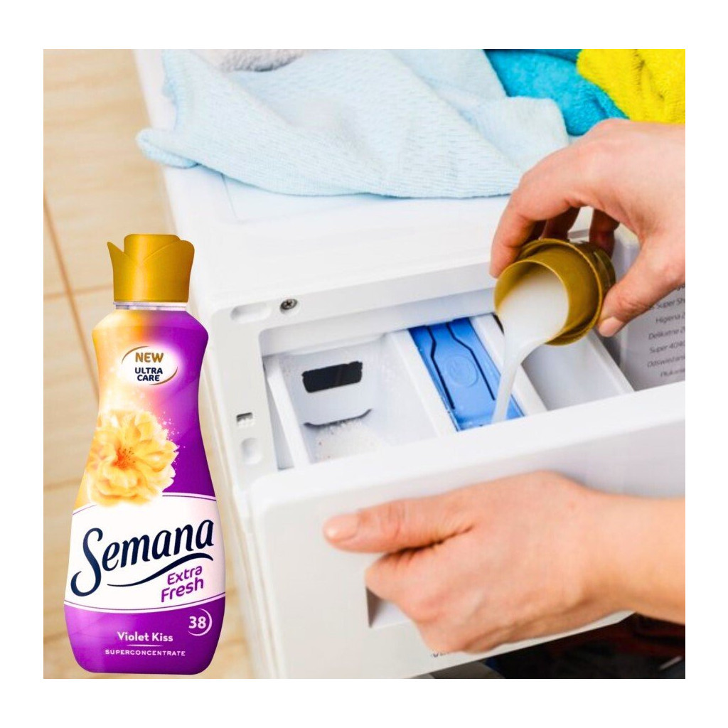 Кондиціонер для білизни Semana Extra Fresh Violet Kiss 1450 мл (3800024047534) - зображення 3