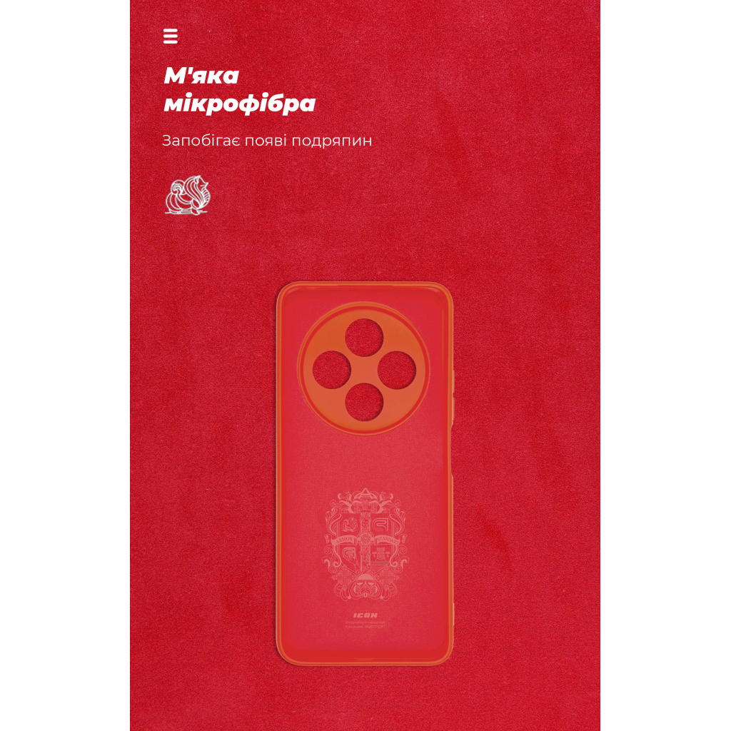 Чохол до мобільного телефона Armorstandart ICON Xiaomi Redmi 14C 4G / Poco C75 Camera cover Red (ARM79366) - зображення 4