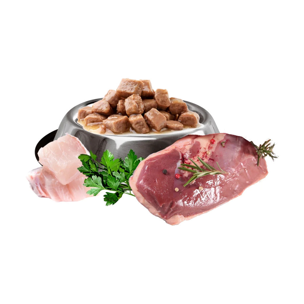 Вологий корм для кішок Mis Kiss з качкою в соусі 100 г (4820164440193/4820111141470) - зображення 2