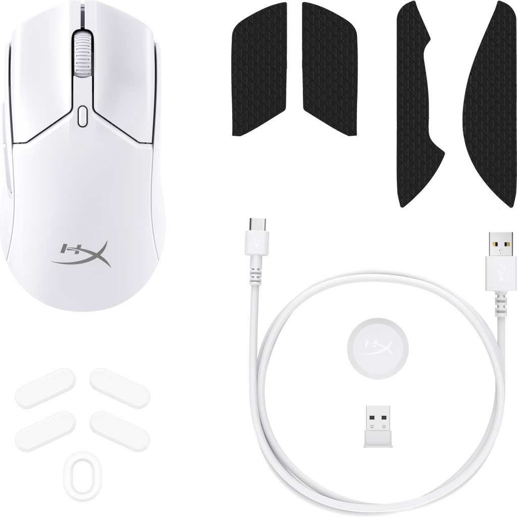 Мишка HyperX Pulsefire Haste 2 Mini Wireless White (7D389AA) - зображення 6