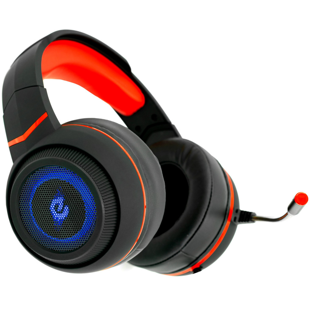 Навушники Ergo GН 250 Black-red - зображення 5