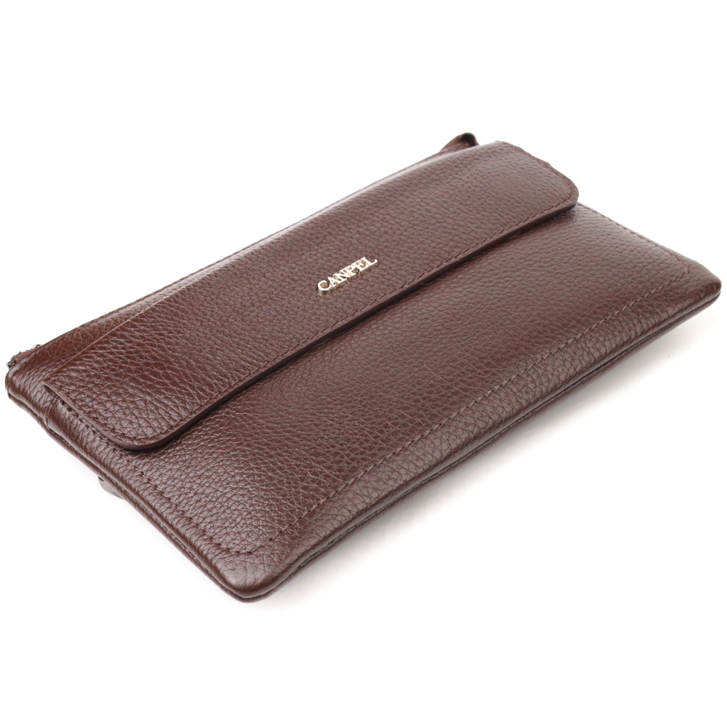 Сумка Canpellini З натуральної шкіри Коричнева (21548) - зображення 5