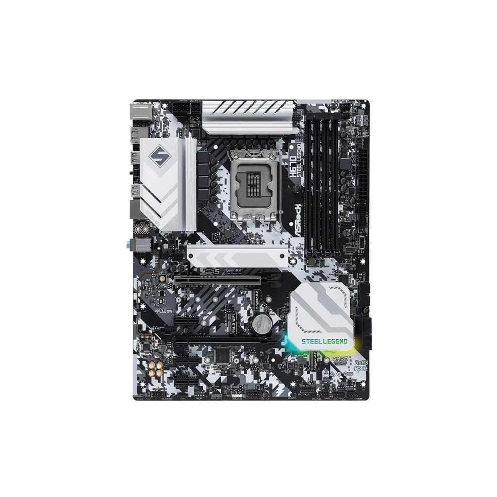 Материнська плата ASRock H670 STEEL LEGEND - зображення 1