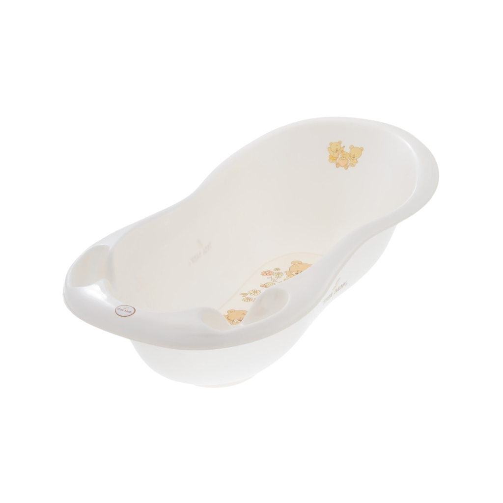 Ванночка Tega Baby LUX Teddy Bear 102 см white pearl (MS-005 LUX-118) - зображення 1