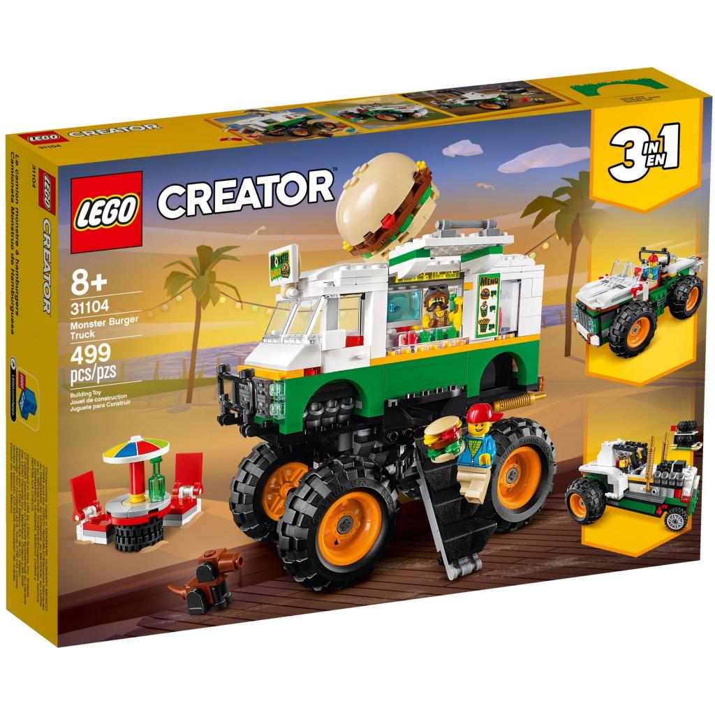 Конструктор LEGO Creator Вантажівка-монстр з гамбургерами 499 деталей (31104) - зображення 1