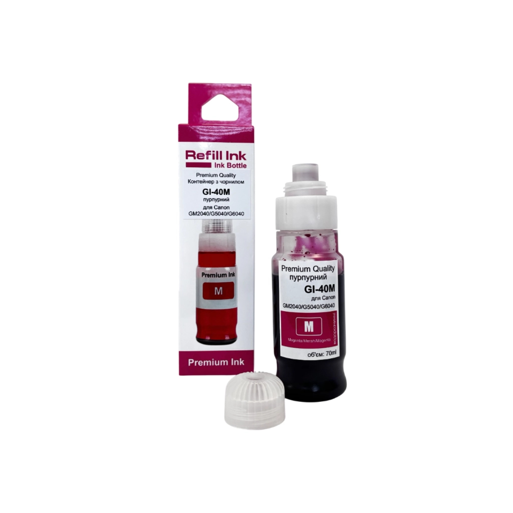 Чорнило Premium Quality Canon GI-40M 70ml Magenta (70264917) - зображення 1