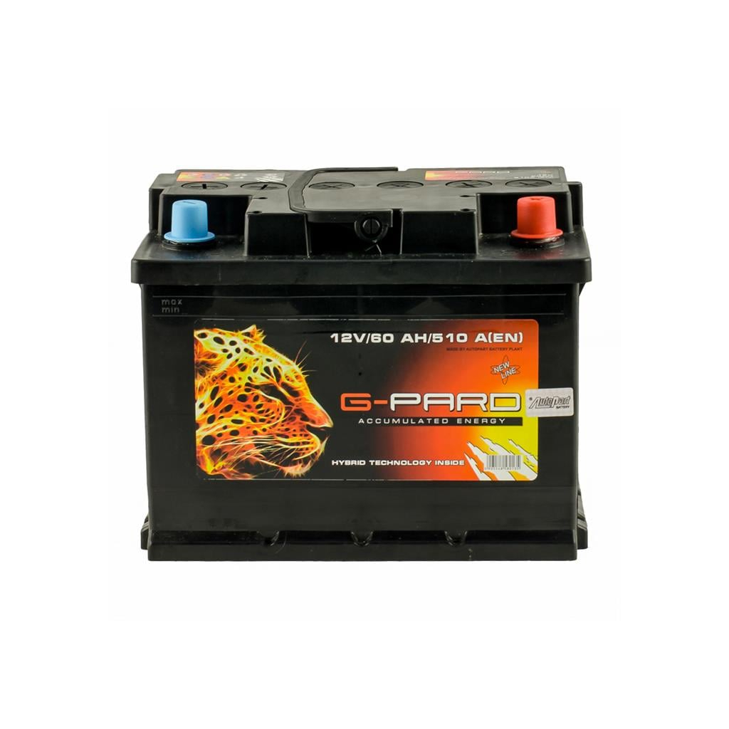 Акумулятор автомобільний G-Pard 60 Аh/12V Euro (TRC060-00) - зображення 1