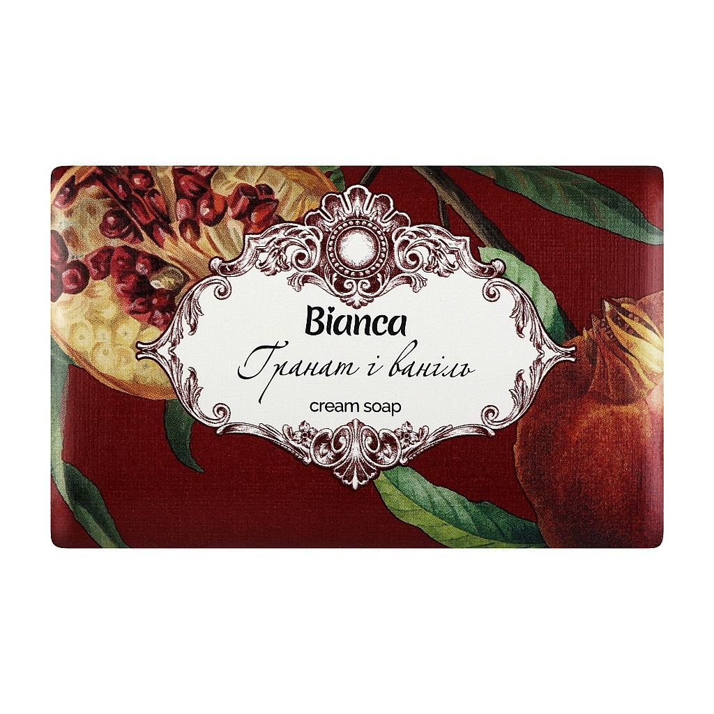 Тверде мило Bianca Гранат і ваніль 200 г (4823107604638) - зображення 1