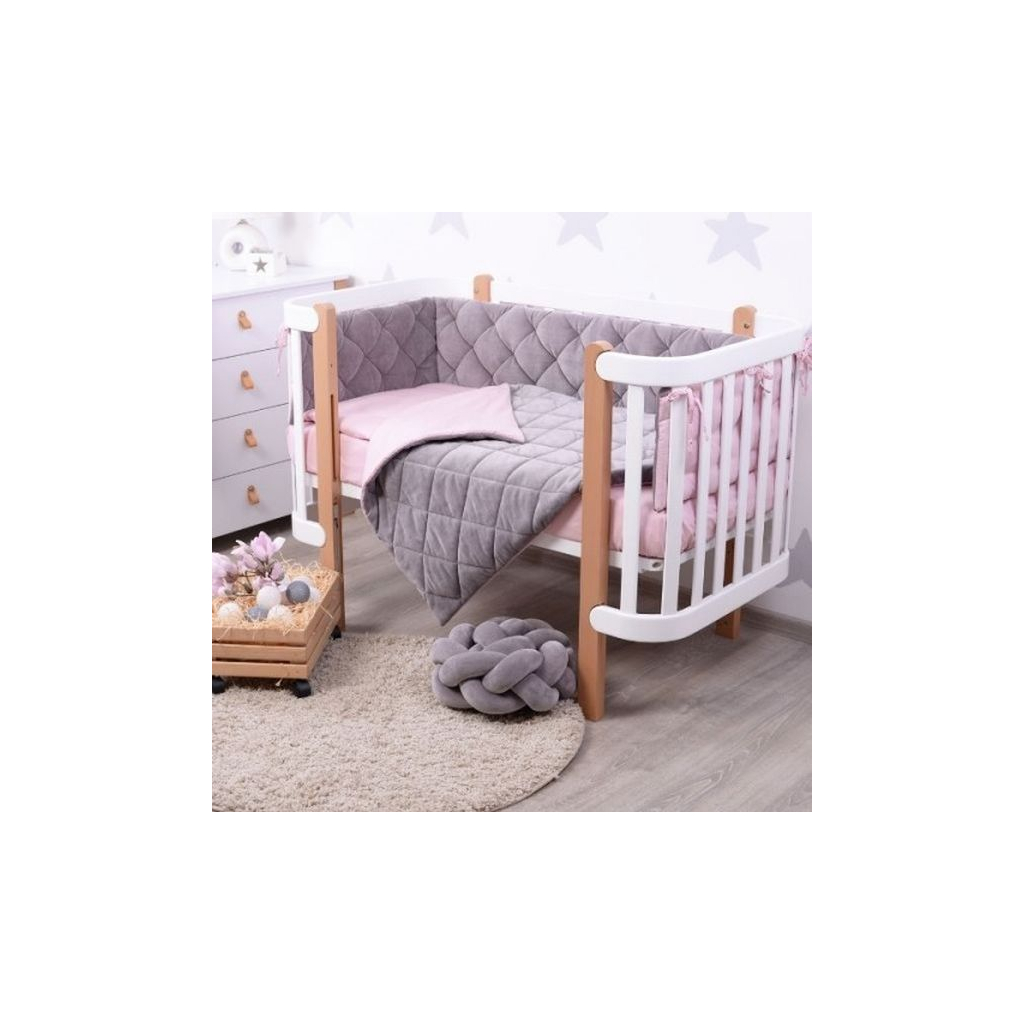 Дитячий постільний набір Верес Velour Taupe-ros (218.02) - зображення 1