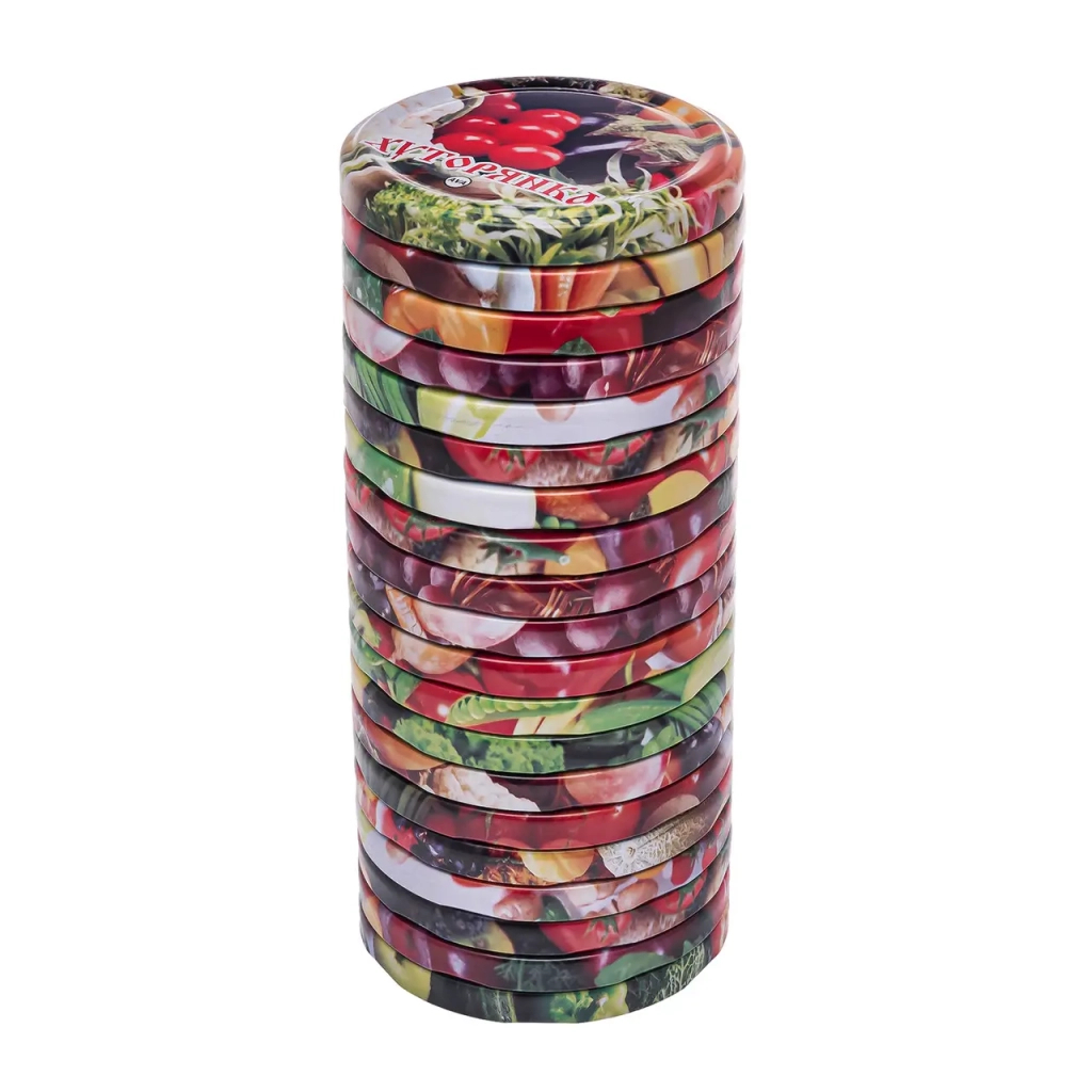 Кришка для банки Хуторянка Еліт євро Твіст Офф 20 шт (Еліт закаточна євро Твіст Офф 20 шт) - изображение 3