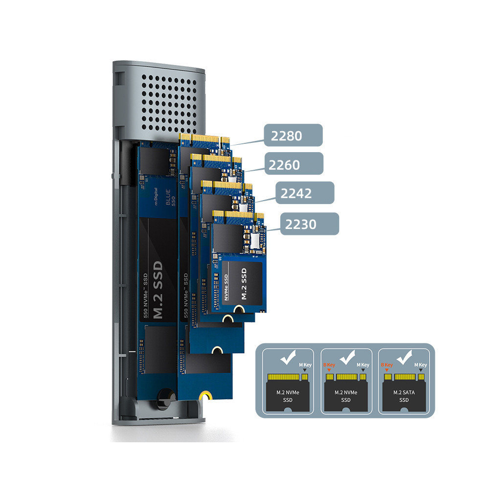 Кишеня зовнішня Maiwo M.2 SSD (K1689) - зображення 7