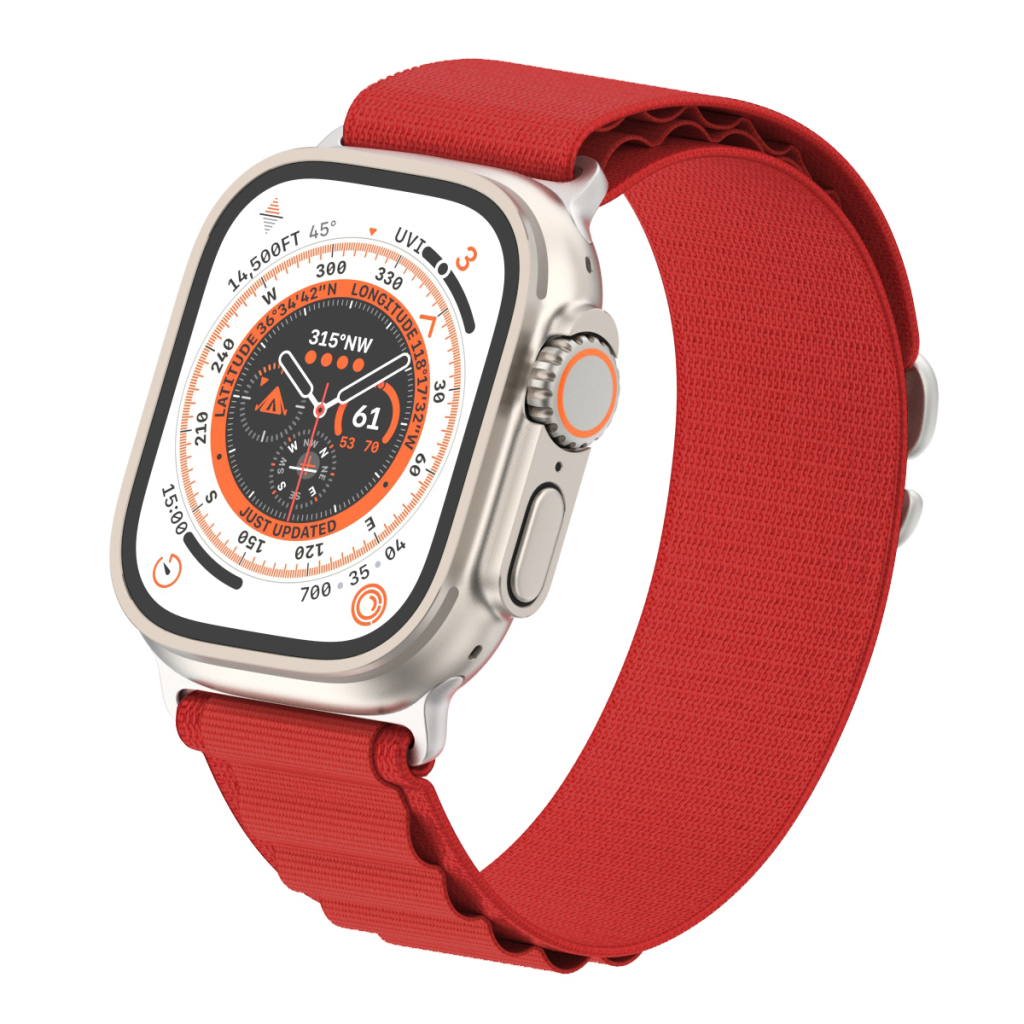 Ремінець до смарт-годинника Armorstandart Alpina Band для Apple Watch 42 (Series 11-10)/41/40/38 Red (ARM81046) - зображення 4