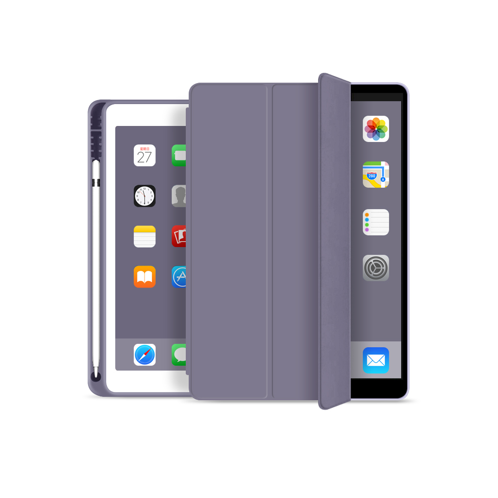 Чохол до планшета BeCover Tri Fold Soft TPU mount Pencil Apple iPad mini 5 Purple (708452) - зображення 2