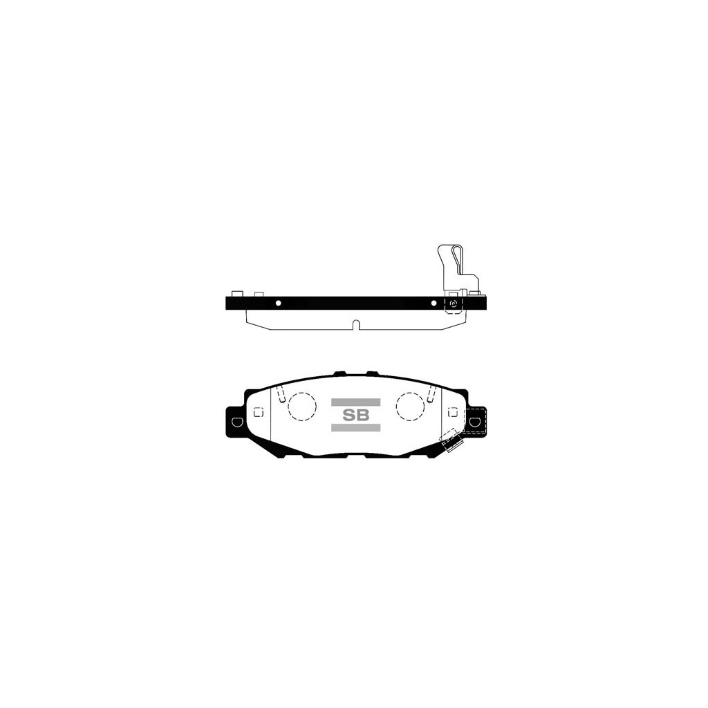 Гальмівні колодки HI-Q SP1432 - зображення 1