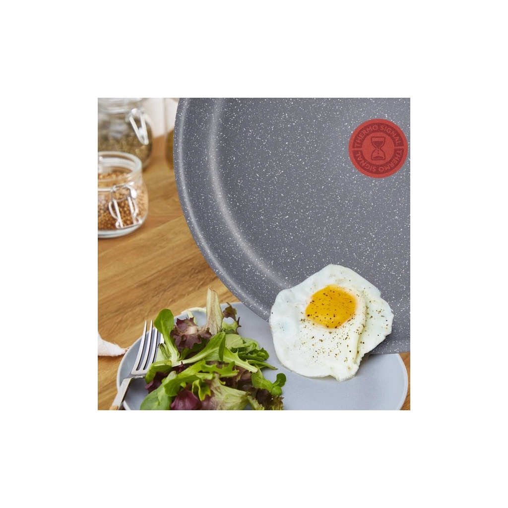 Сковорода Tefal Hard Stone 20 см, алюміній, бакеліт, сірий (D4560253) - зображення 9