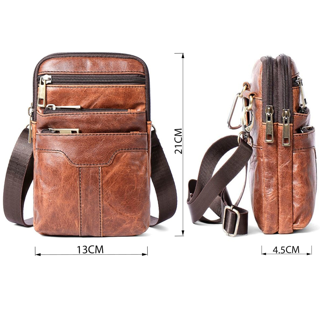 Сумка Vintage Коричнева (14724) - зображення 3